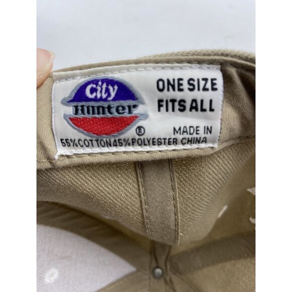 MEI Ball‎ Hat Cap Mens McGee Enterprises Inc Adjustable Tan Brown City Hunter - Picture 8 of 11